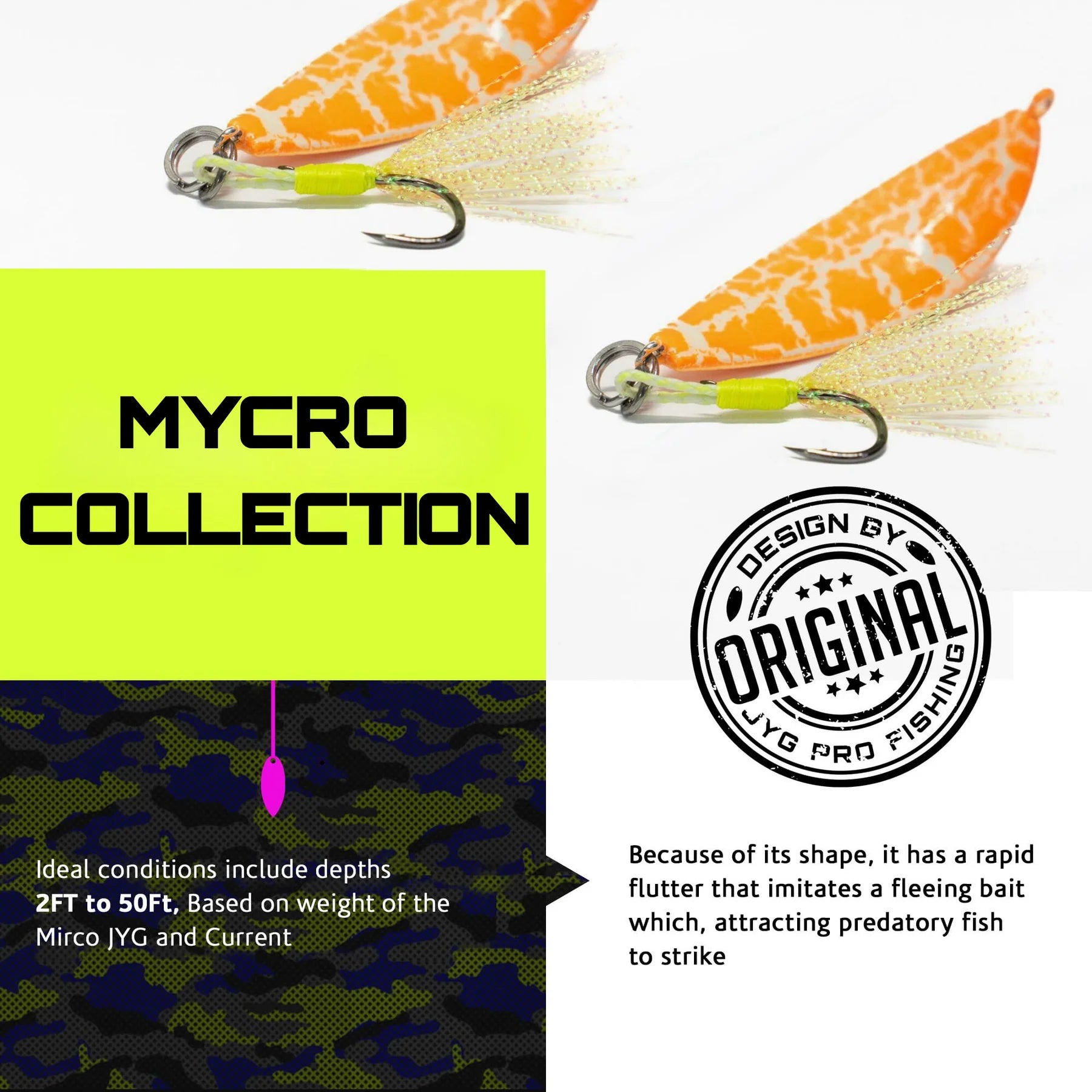 JYG Pro Mycro Jygs - Pompano Jigs Pink Crackle / 3/4oz