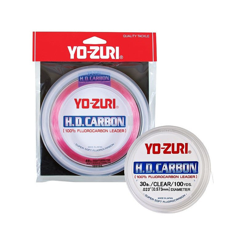 Flurocarbon Shockleader - Yo-Zuri - Yo-Zuri H.D. Carbon 100% Fluorocarbon Leader (30yds)