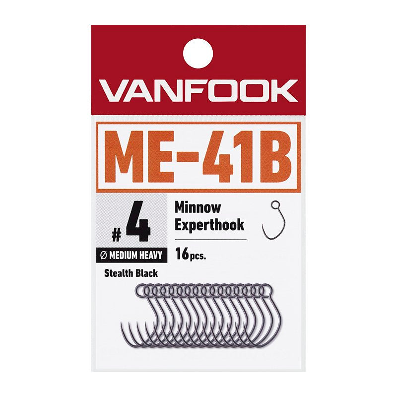 Vanfook ME-41B Minnow Experthook Medium Heavy Wire #3 (16pcs)