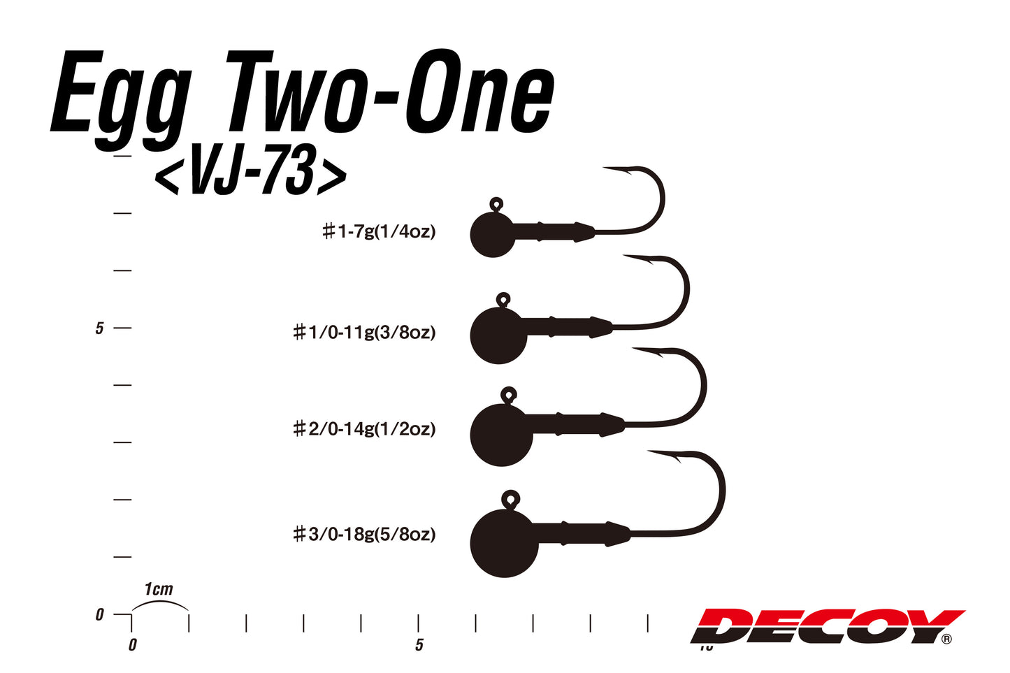 Jig Head - Decoy - VJ-73 Egg Two-One