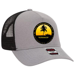 Cap - The Fisherman's Hut - TFH OTTO Cap 5 Panel Mid Profile Mesh Back Trucker Hat (Comfy Cotton Jersey Knit) - The Fishermans Hut