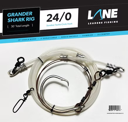 Rigs - Lane Leaders Fishing - Grander Shark Rig 24/0