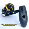 Slow Pitch Jigging Reel - Accurate - Valiant 500N SPJ Custom TFH MATTE BLACK/YELLOW/GOLD