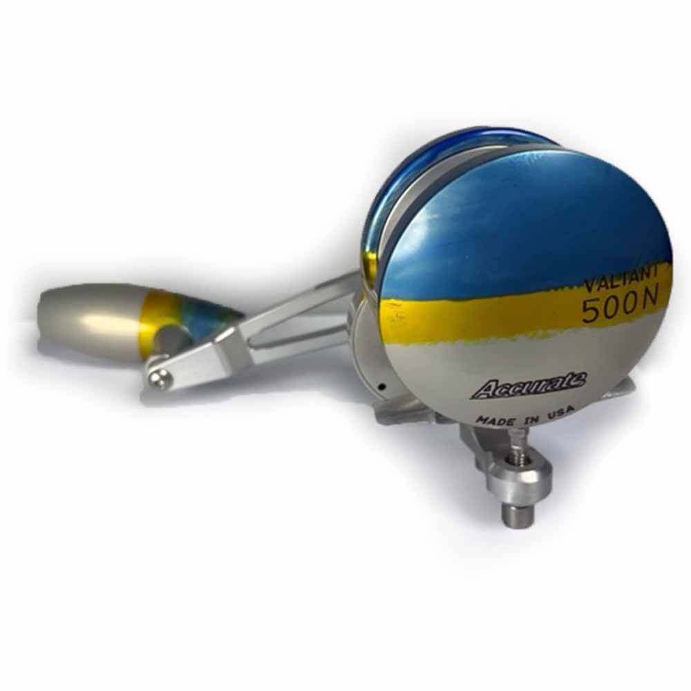 Slow Pitch Jigging Reel - Accurate - Valiant 500N SPJ Custom Yellowfin Tuna
