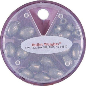 Egg Sinker - Bullet Weights - Egg Sinker MiniSillet Assortment 18 pieces
