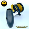 Slow Pitch Jigging Reel - Accurate - Valiant 300N SPJ Custom TFH MATTE BLACK/YELLOW/GOLD