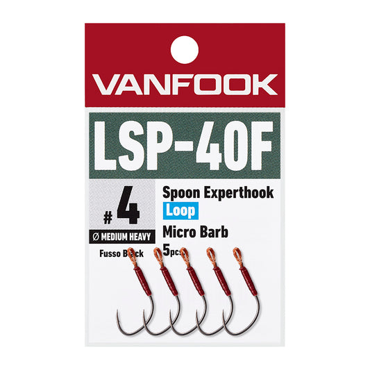 Freshwater Hook - Vanfook - LSP-40F Spoon Experthook Loop Micro Barb