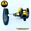 Slow Pitch Jigging Reel - Accurate - Valiant 500N SPJ Custom TFH MATTE BLACK/YELLOW/GOLD