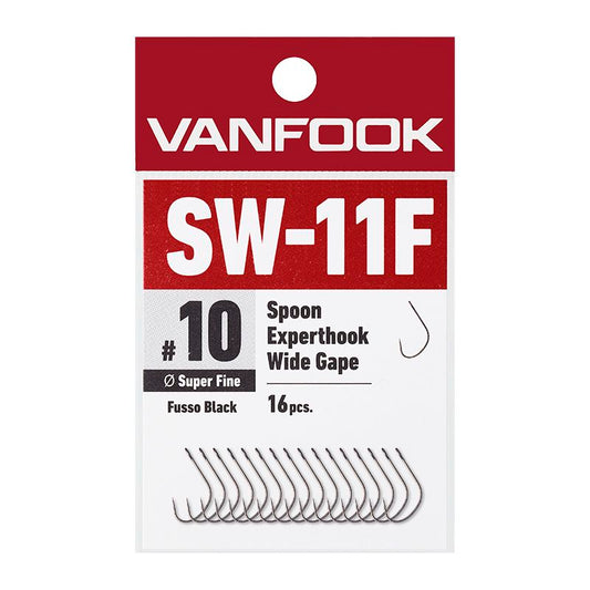 Freshwater Hook - Vanfook - SW-11F Spoon Experthook Wide Gape Super Fine Wire