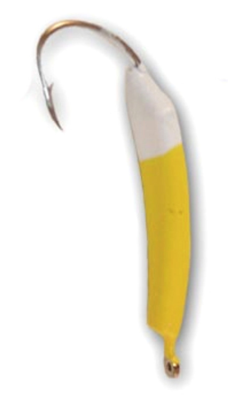 Buccaneer Wiggler Jig, Yellow/White