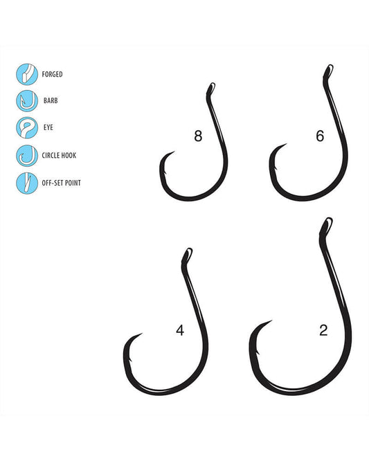 Hooks - Gamakatsu - Octopus Circle Black