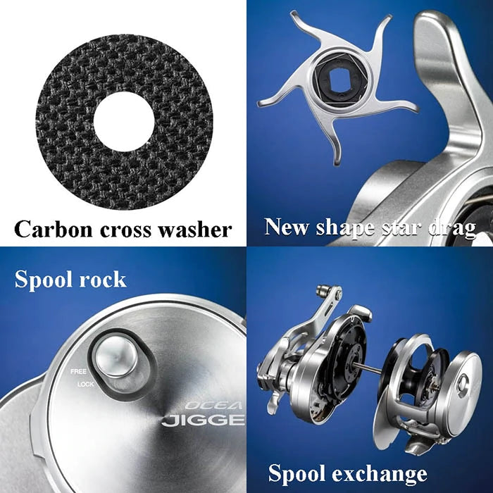 Slow Pitch Jigging Reel - Shimano - OCEA Jigger 2001NRMG (left Slow Pitch Jigging Reel - Shimano - OCEA Jigger 2001NRMG (left