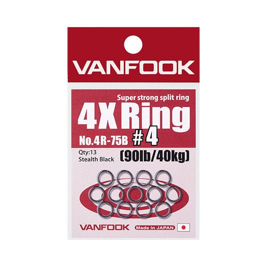 Split Ring - Vanfook - Super Strong Split Ring 4X Ring 4R-75B