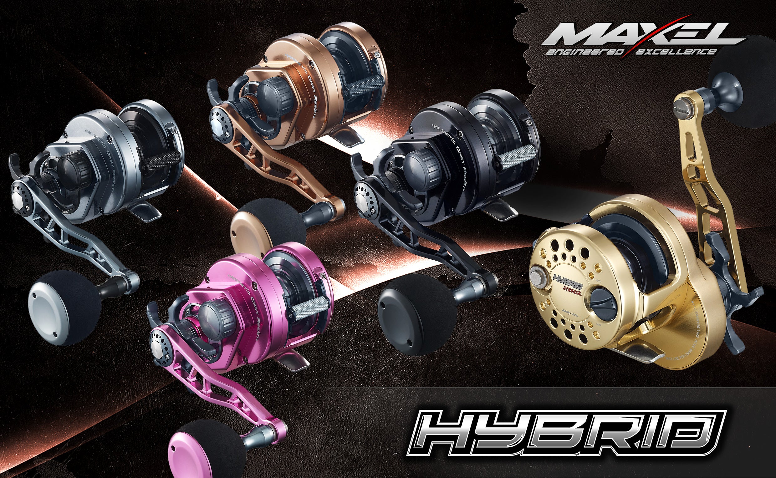 Slow Pitch Jigging Reel - Maxel - Hybrid 20CL (Asian model)