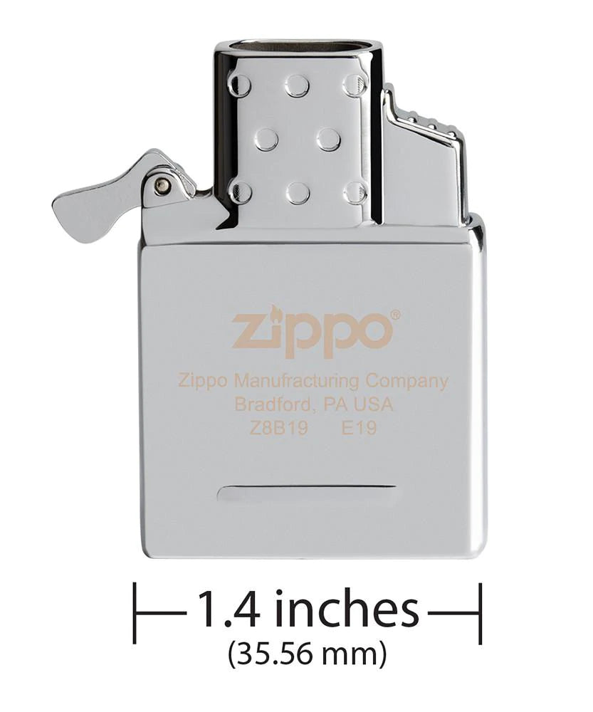 BUTANE LIGHTER INSERT - ZIPPO - BUTANE LIGHTER INSERT, DOUBLE TORCH, REFILLABLE, BRIGHT BLUE FLAME #65827 - The Fishermans Hut