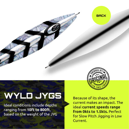 JYG Pro Wyld Slow Pitch Jig Rigged Blue / 20g