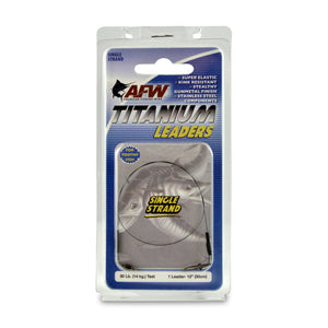 Wire Titanium Multi-Strand  Leader - AFW - Titanium Surfstrand, Bare 1x7 Wire Leaders