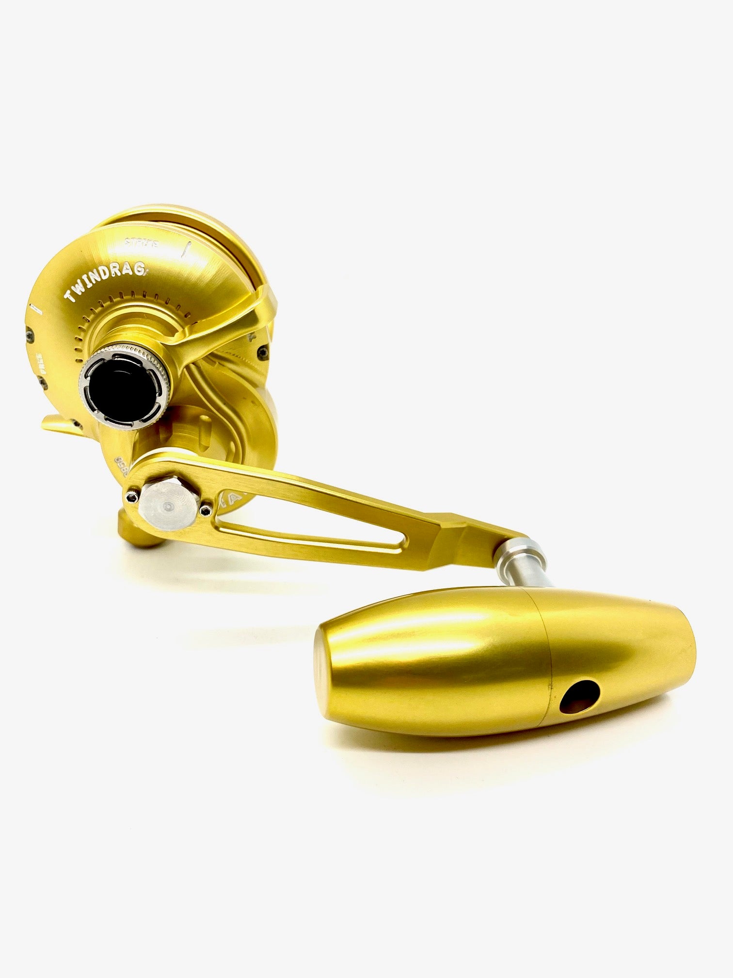 Slow Pitch Jigging Reel - Accurate - Valiant 500N SPJ Custom Gold (Right Hand)