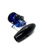 Load image into Gallery viewer, Slow Pitch Jigging Reel - Accurate - Valiant 300N SPJ Custom Black &amp; Blue (Right Hand)
