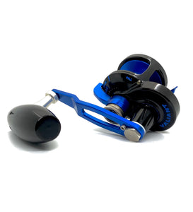 Slow Pitch Jigging Reel - Accurate - Valiant 300N SPJ Custom Black & Blue (Right Hand)