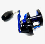 Load image into Gallery viewer, Slow Pitch Jigging Reel - Accurate - Valiant 300N SPJ Custom Black &amp; Blue (Right Hand)
