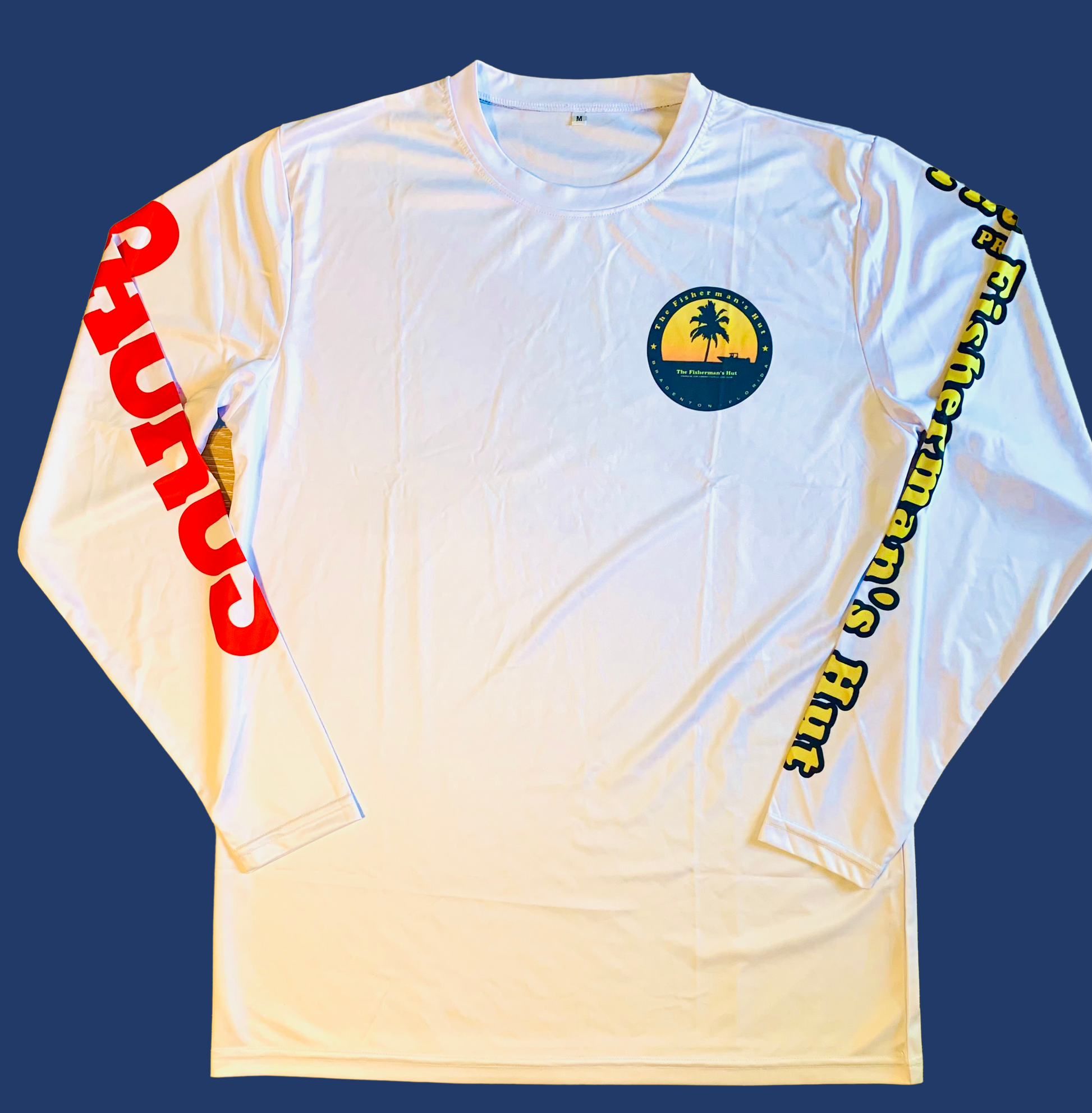 Long Sleeve Premium Fishing Shirt - The Fisherman's Hut - Long Sleeve Florida Premium Fishing Shirt UPF Protection