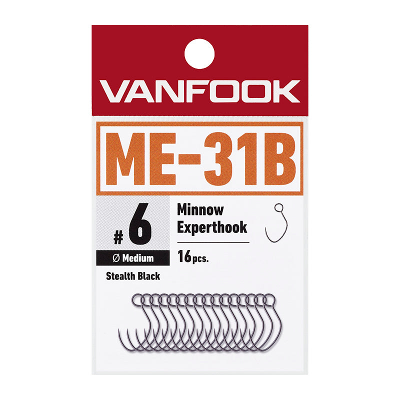 Freshwater Hook - Vanfook - ME-31B Minnow Experthook Medium Wire
