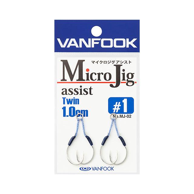 Assist Hook- Assist Twin - Vanfook - MJ-02 Micro Jig Assist Twin - The Fishermans Hut