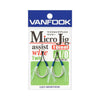 Assist Hook- Assist Twin - Vanfook - MJW-05 Micro Jig Assist Wire Twin - The Fishermans Hut