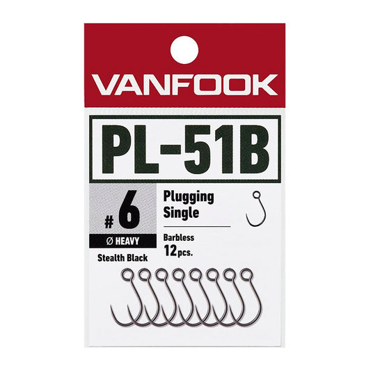 Freshwater Hook - Vanfook - PL-51B Plugging Single Heavy Wire Barbless