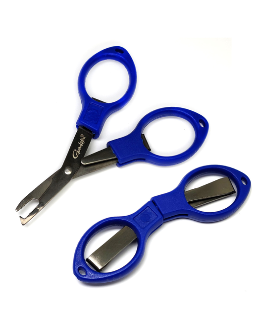 Scissor - Gamakatsu - FOLDING BRAID SCISSORS WITH SPLIT RING OPENER