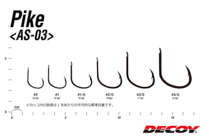 Jigging Single Hook - Decoy - Pike AS-03