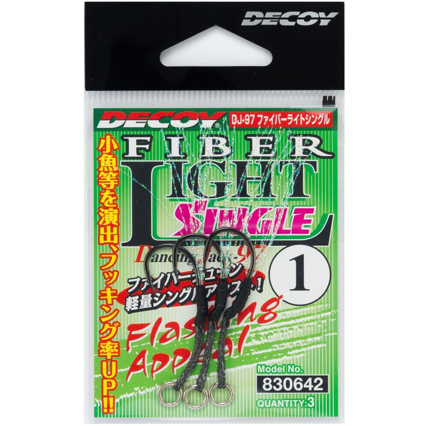 Assist Hook - Decoy - DJ-97 Fiber Light Single - The Fishermans Hut