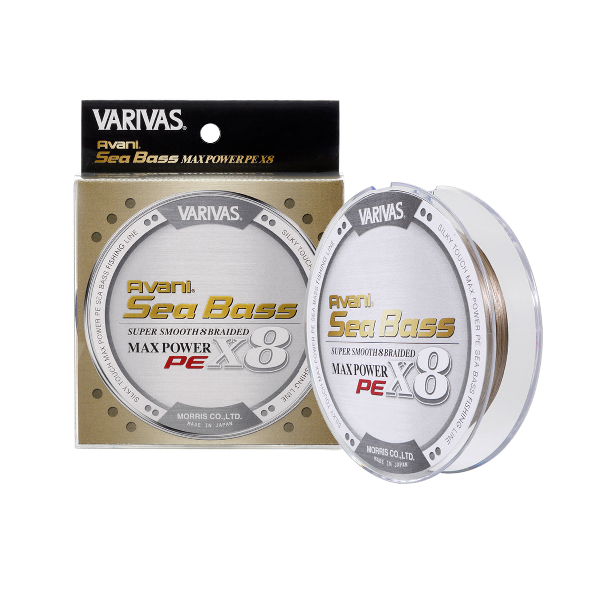 Multifilament - Varivas - Avani SeaBass Max Power PE X8 Status Gold (150m)