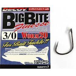Bait Hook - Decoy - Big Bite Finesse Worm 20 - The Fishermans Hut
