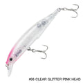 #06 Clear Glitter Pink Head