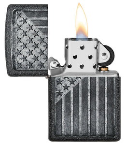 POCKET LIGHTER - ZIPPO -  Stars and Stripes Design