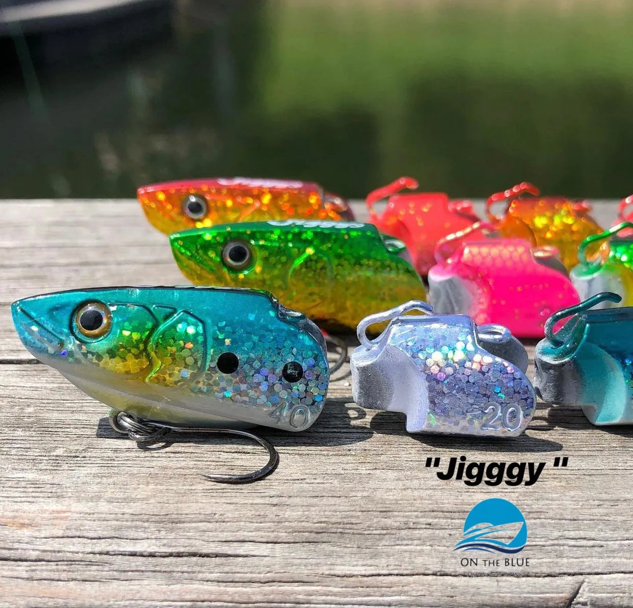 Jointed Swimming Jig - On The Blue - Super Light Jigggy Jr 60g