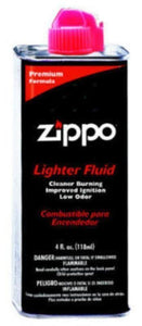 FUEL FLUID - ZIPPO - FUEL FLUID FOR ALL POCKET LIGHTERS 4 OZ/118 ML EACH (4FC) - The Fishermans Hut