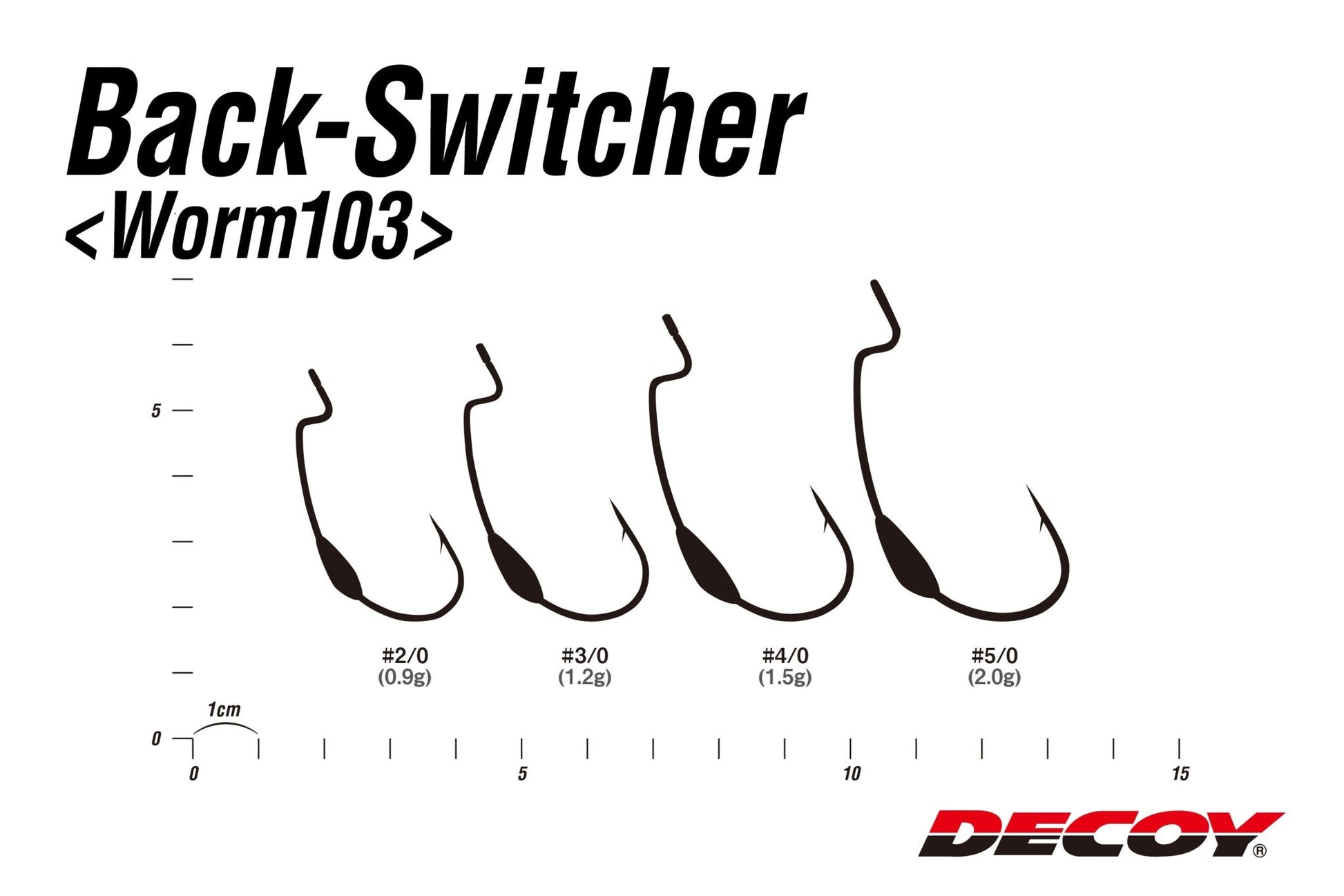 Hooks - Decoy - Worm 103 Back Switcher - The Fishermans Hut