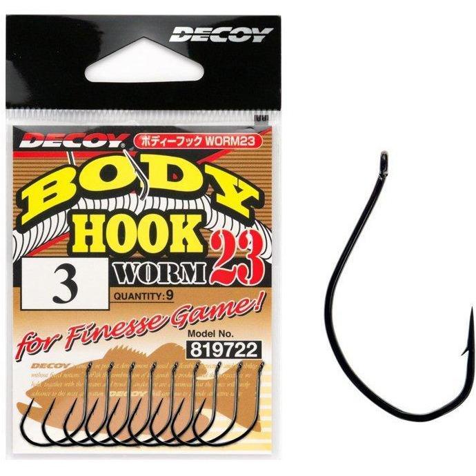 Hooks - Decoy - Worm 23 Body Hook - The Fishermans Hut