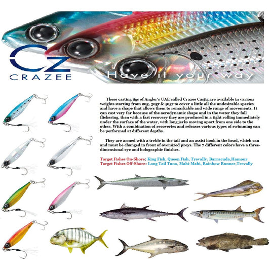Jig - Crazee - Cz Casjig - The Fishermans Hut