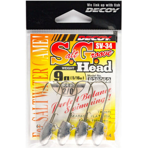 Jig Head - Decoy - SV-34 SGHead - adaptable - The Fishermans Hut