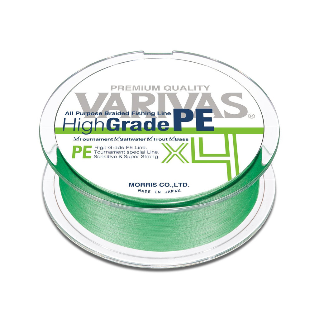 Multifilament - Varivas - High Grade PE X4 [Flash Green] 150m - The Fishermans Hut