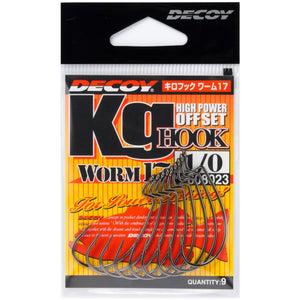 Offset Hook - Decoy - Worm 17 Kg Hook - The Fishermans Hut