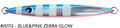 #007G Blue Pink Zebra Glow