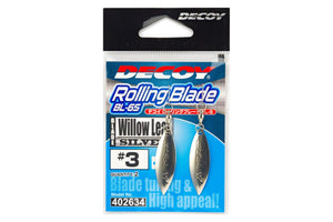 Rolling Blade - Decoy - Rolling Blade WL (willow leaf) BL-6 silver - The Fishermans Hut