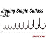 Load image into Gallery viewer, Single Hook - Decoy - JS2 Jigging Single Cutlass - The Fishermans Hut
