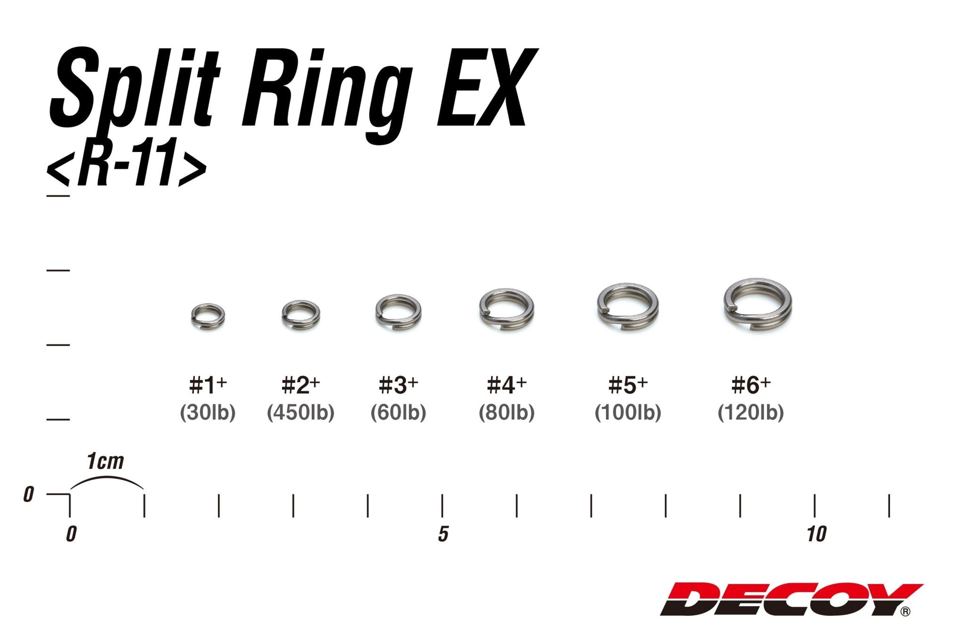 Split Ring - Decoy - EX Extra Strong R-11 - The Fishermans Hut