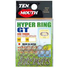 Split Ring Fishing line Connector - Hyper Ring GT Split Ring - The Fishermans Hut